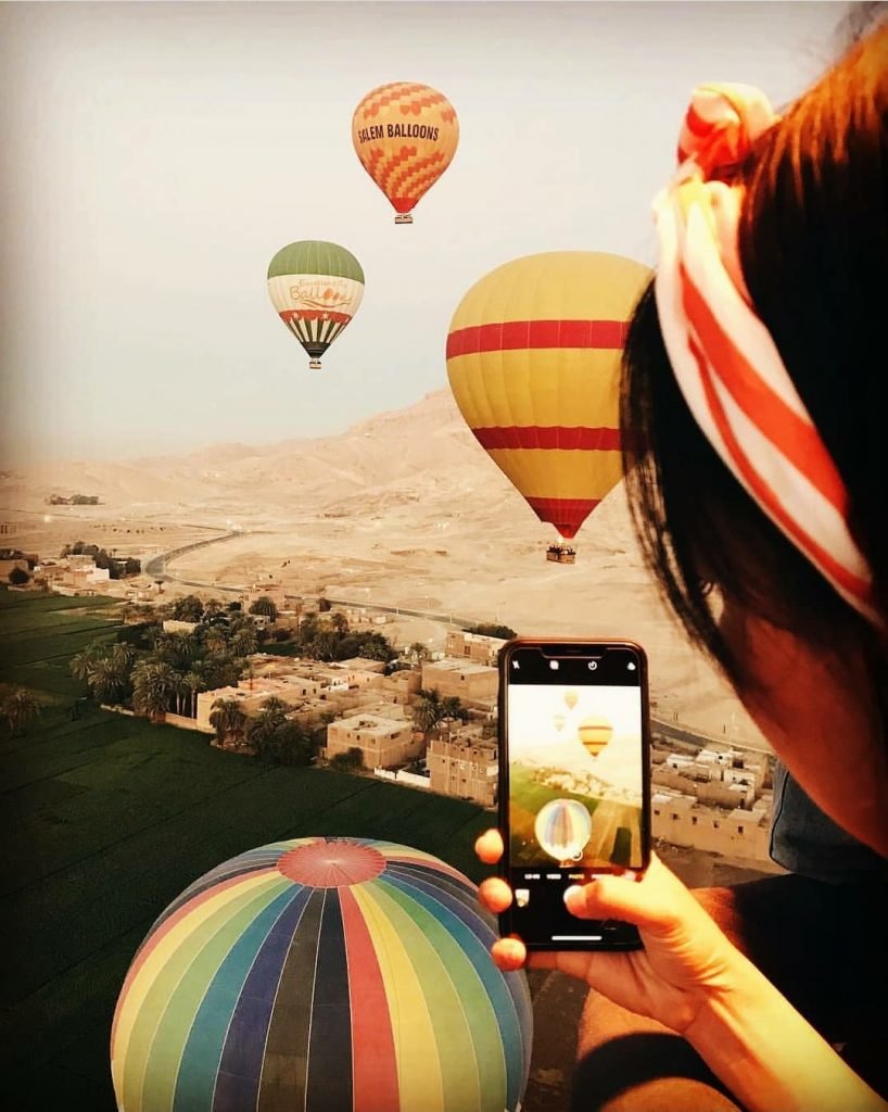 Luxor hot air balloon trip