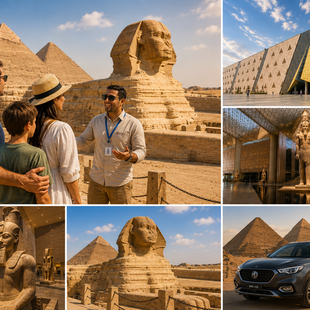 Giza Pyramids & Grand Egyptian Museum Tour from Alexandria Port