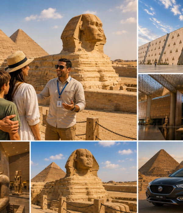 Giza Pyramids & Grand Egyptian Museum Tour from Alexandria Port